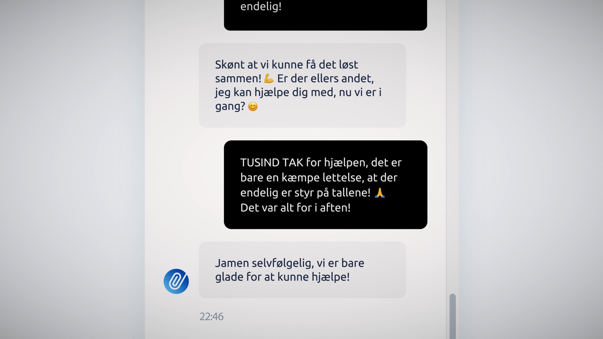 Selected frames, still 6 from Hold styr på økonomien