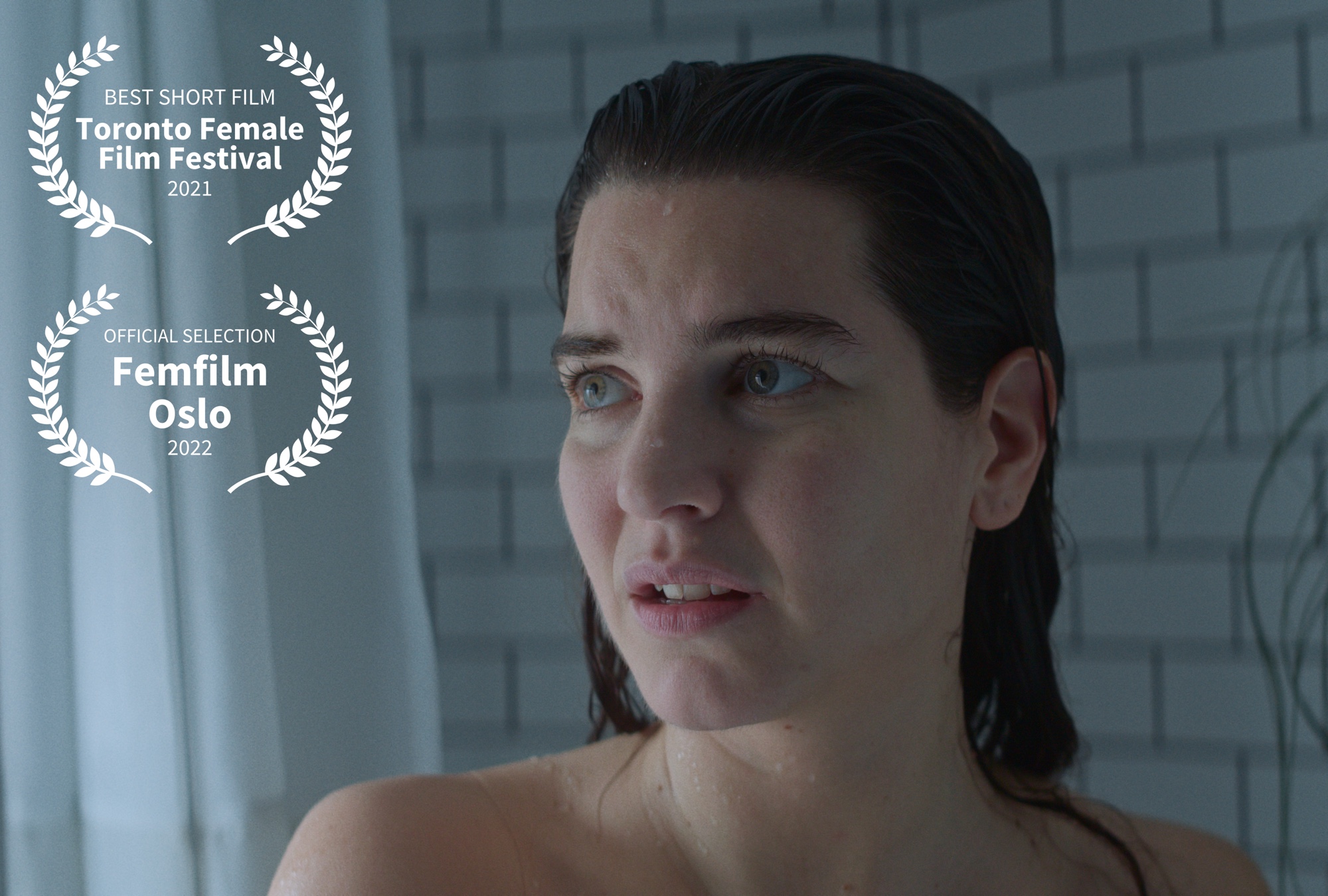 Hysterisk festival still with laurels from Toronto Female Feedback Festival and Femfilm Oslo