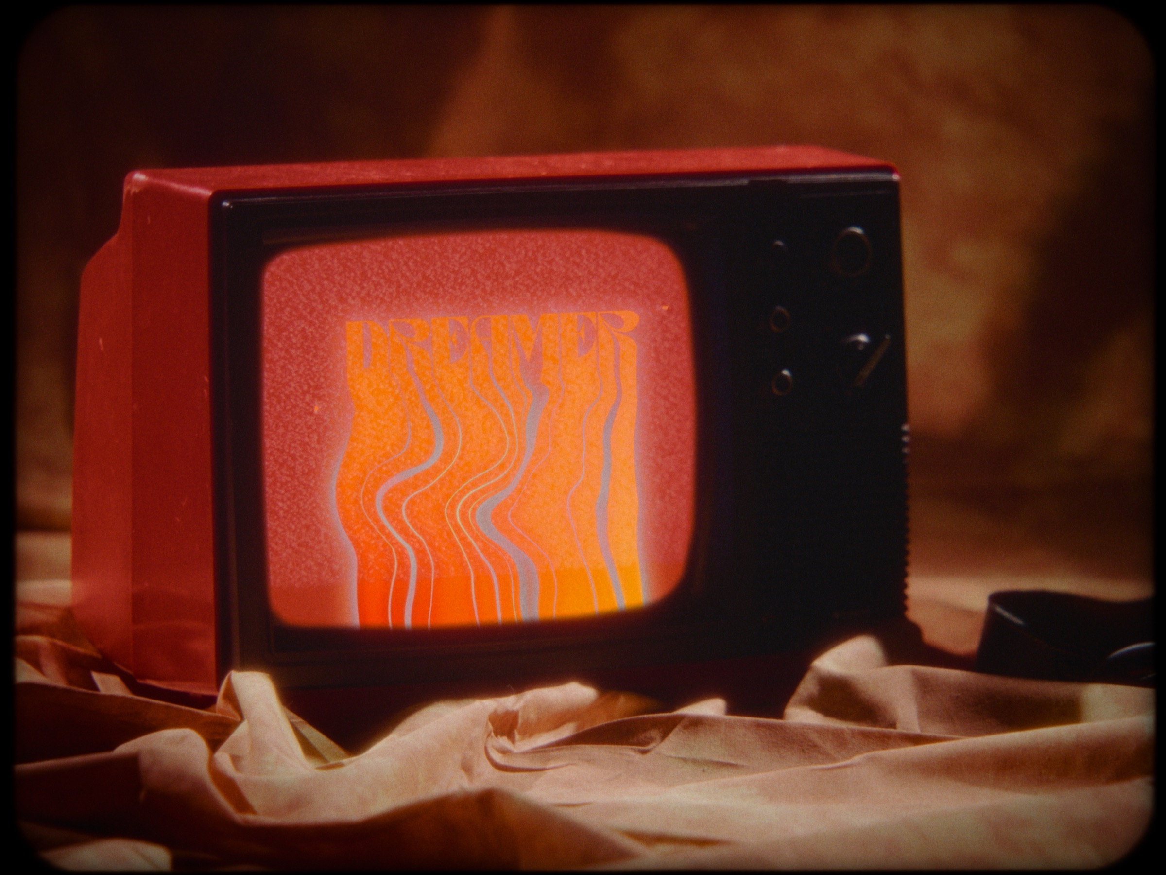 Dreamer title displayed on a vintage television